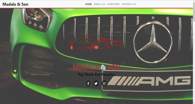 Car Workshop Website Template Image